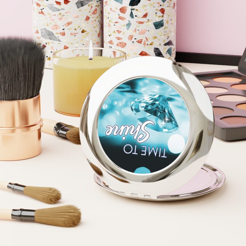 Compact Travel Mirror - Diamond - "Time To Shine" (US) - Image 8