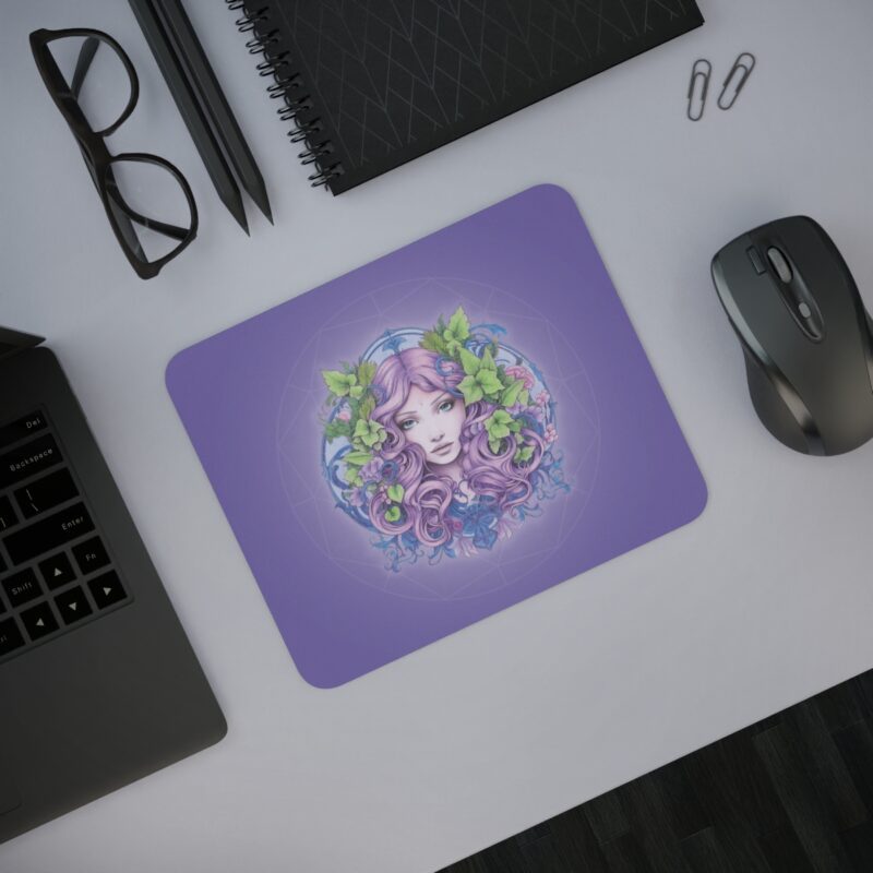 mouse pad fairy mandala purple