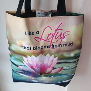 Tote bag small lotus review