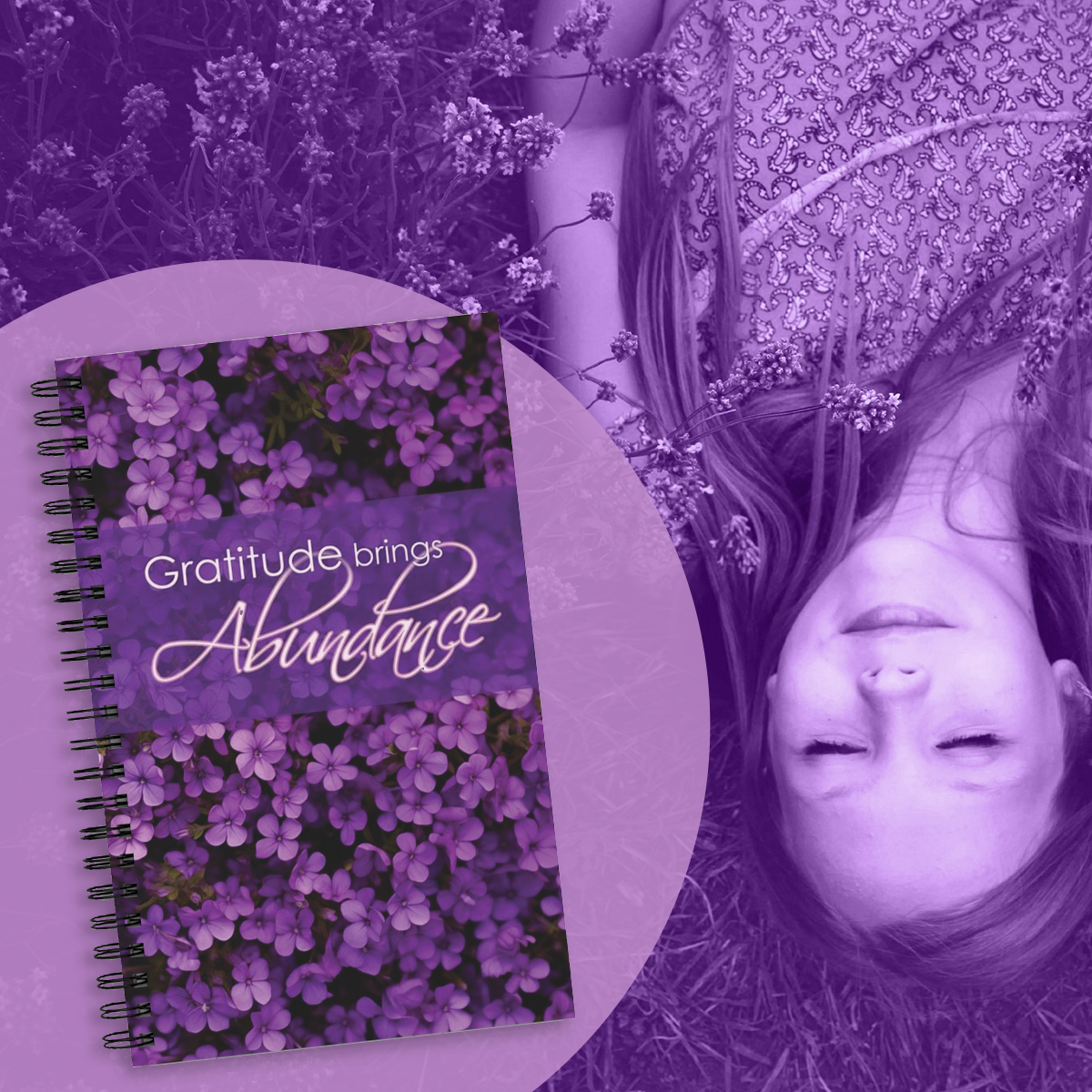 Manifesting journal Gratitude brings abundance