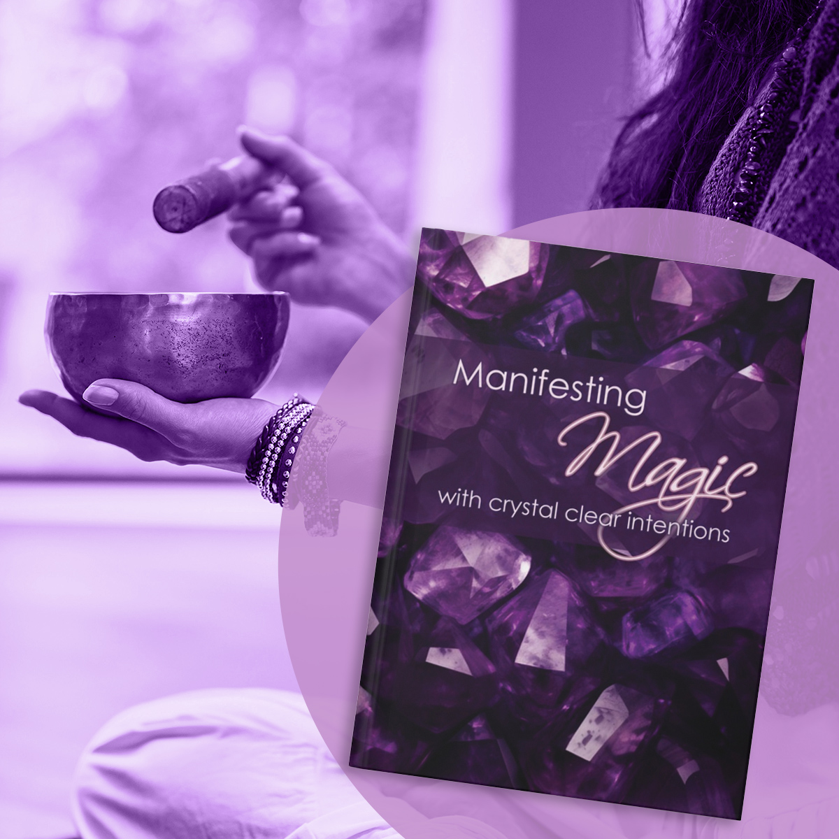 Journal Manifesting Magic with Crystal clear intention