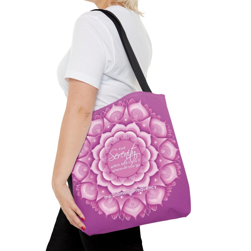 Tote Bag - Mandala - "Serenity" - Pink (US) - Image 8