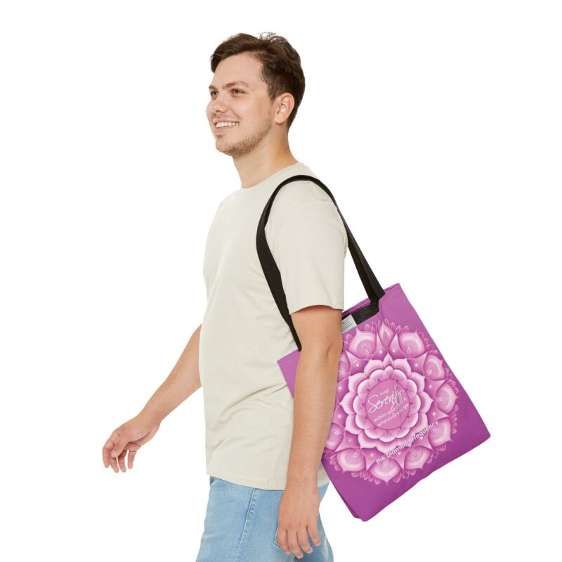 Tote Bag - Mandala - "Serenity" - Pink (US) - Image 7