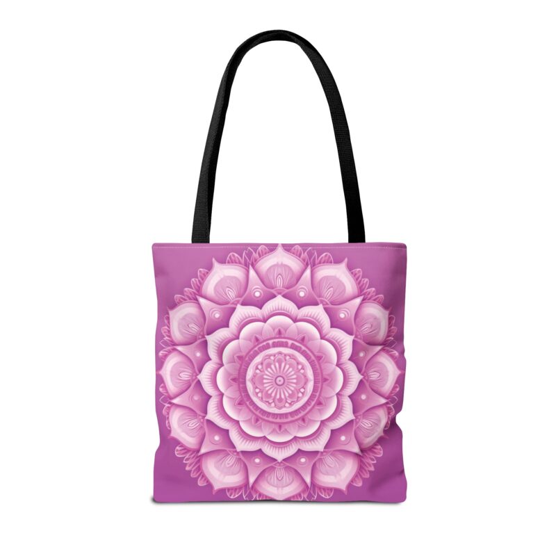 Tote Bag - Mandala - "Serenity" - Pink (US) - Image 6