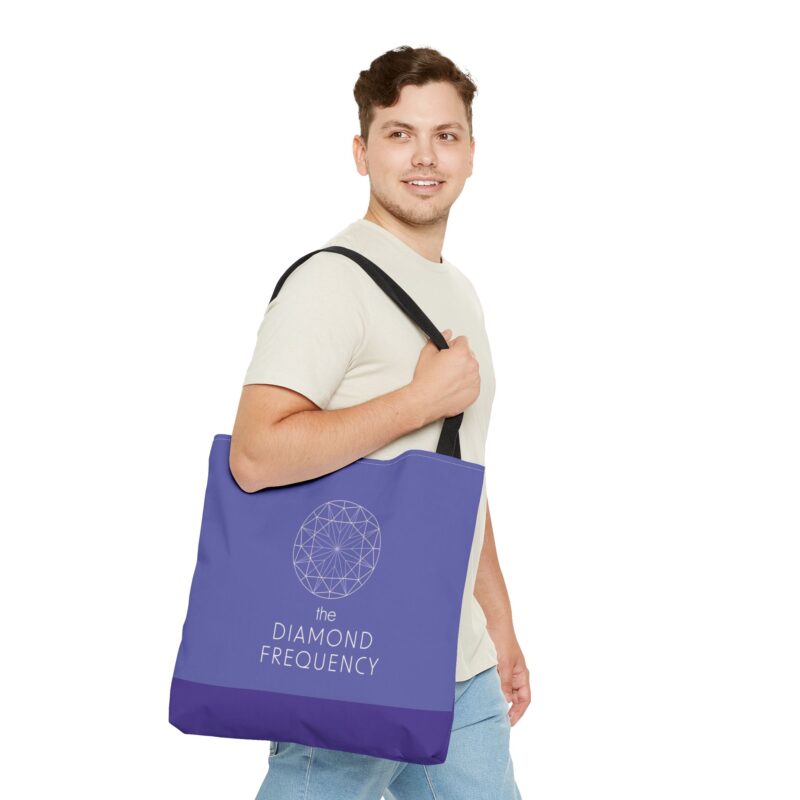 Tote Bag - Logo the Diamond Frequency - Purple (US) - Image 11