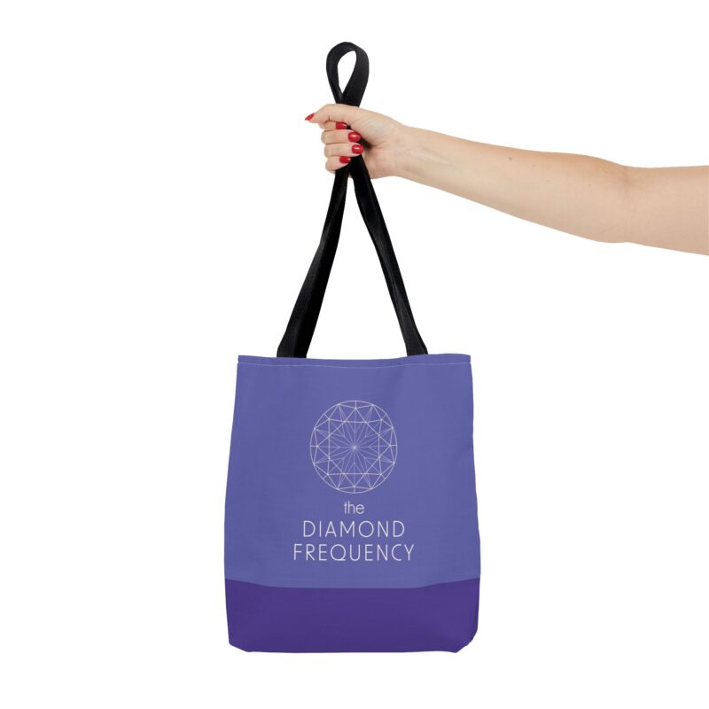 Tote Bag - Logo the Diamond Frequency - Purple (US) - Image 4