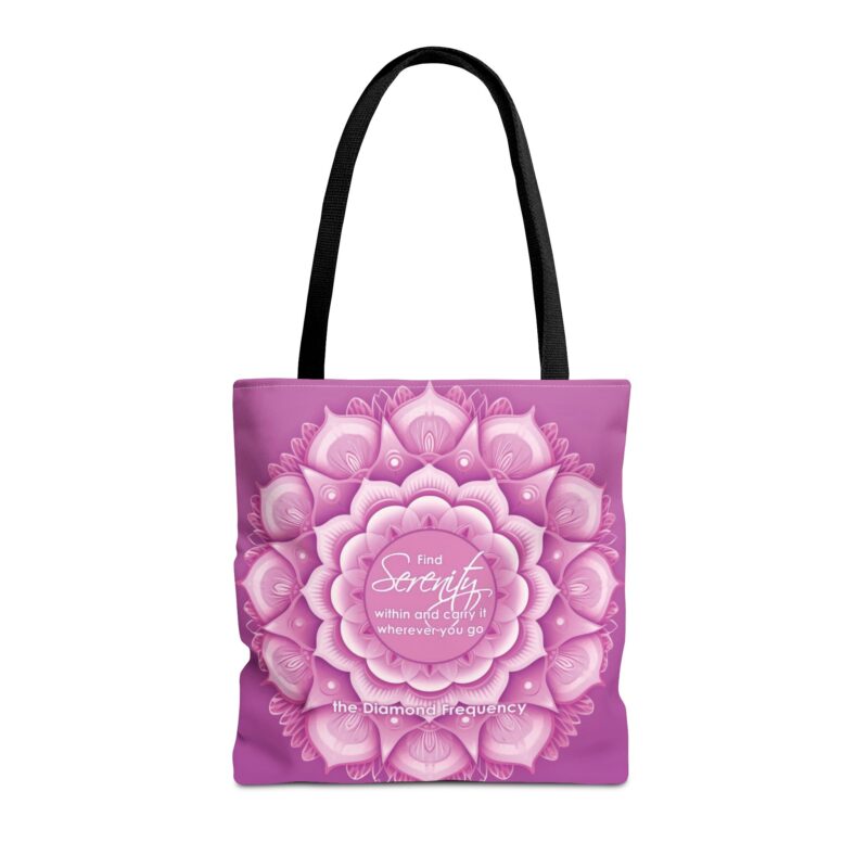 Tote Bag - Mandala - "Serenity" - Pink (US) - Image 5