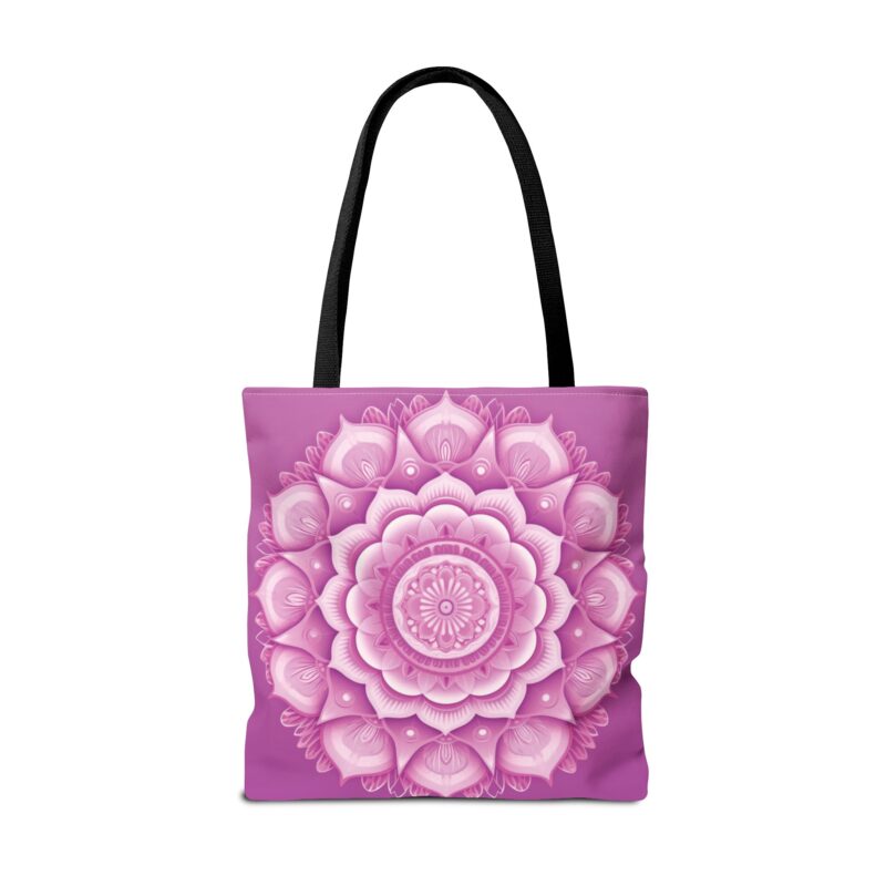 Tote Bag - Mandala - "Serenity" - Pink (US) - Image 10