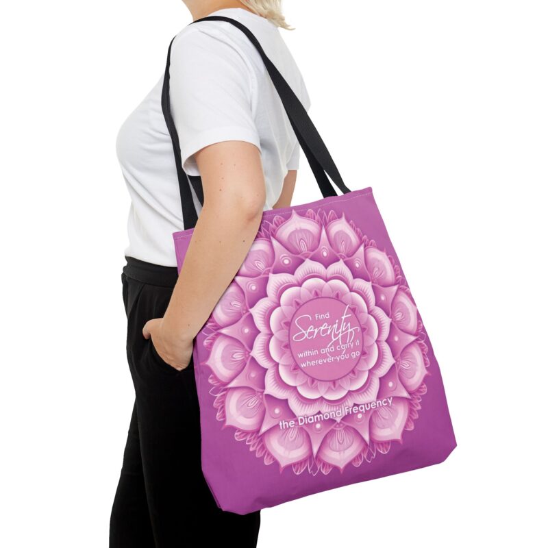 Tote Bag - Mandala - "Serenity" - Pink (US) - Image 12