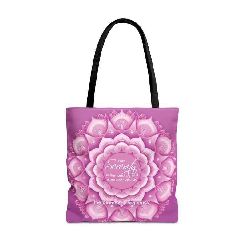 Tote Bag - Mandala - "Serenity" - Pink (US) - Image 9