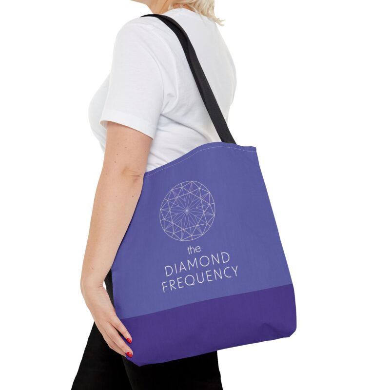 Tote Bag - Logo the Diamond Frequency - Purple (US) - Image 8