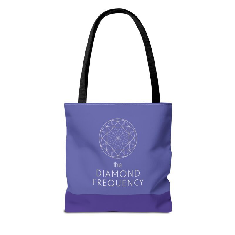 Tote Bag - Logo the Diamond Frequency - Purple (US) - Image 2