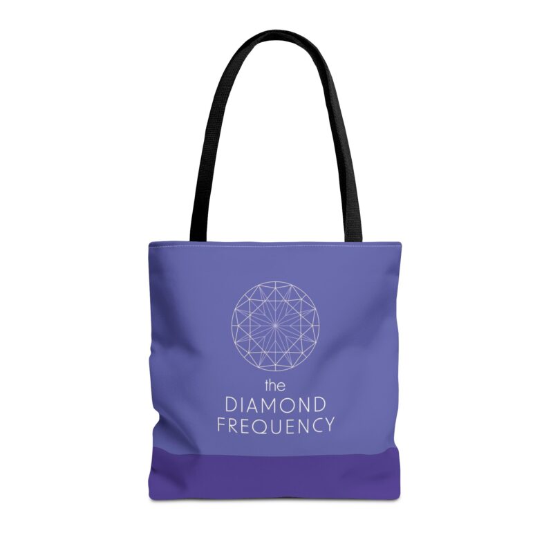 Tote Bag - Logo the Diamond Frequency - Purple (US) - Image 5