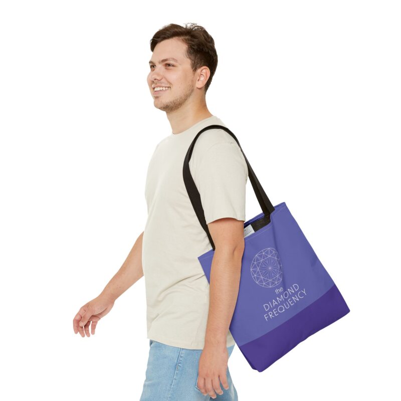 Tote Bag - Logo the Diamond Frequency - Purple (US) - Image 7