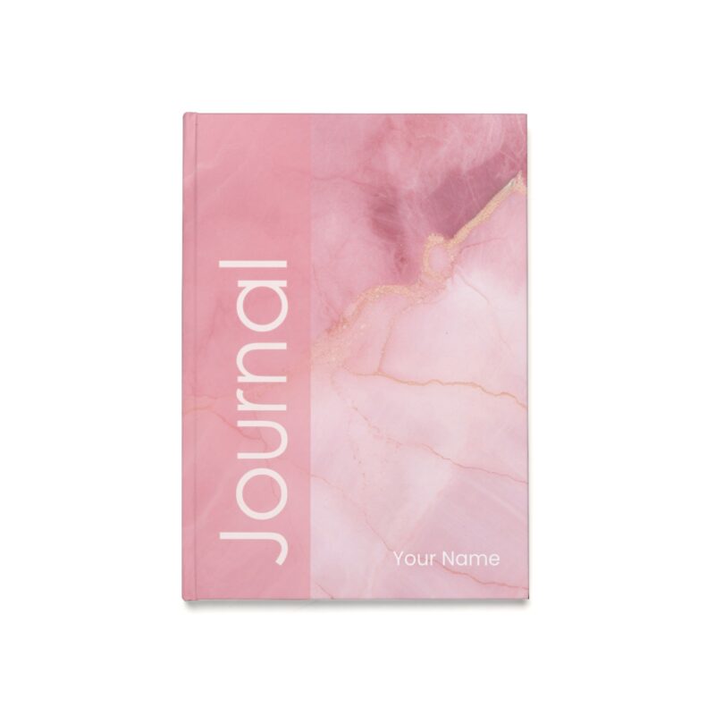 Pink Marble Journal - Hard Backed Journal (EU)