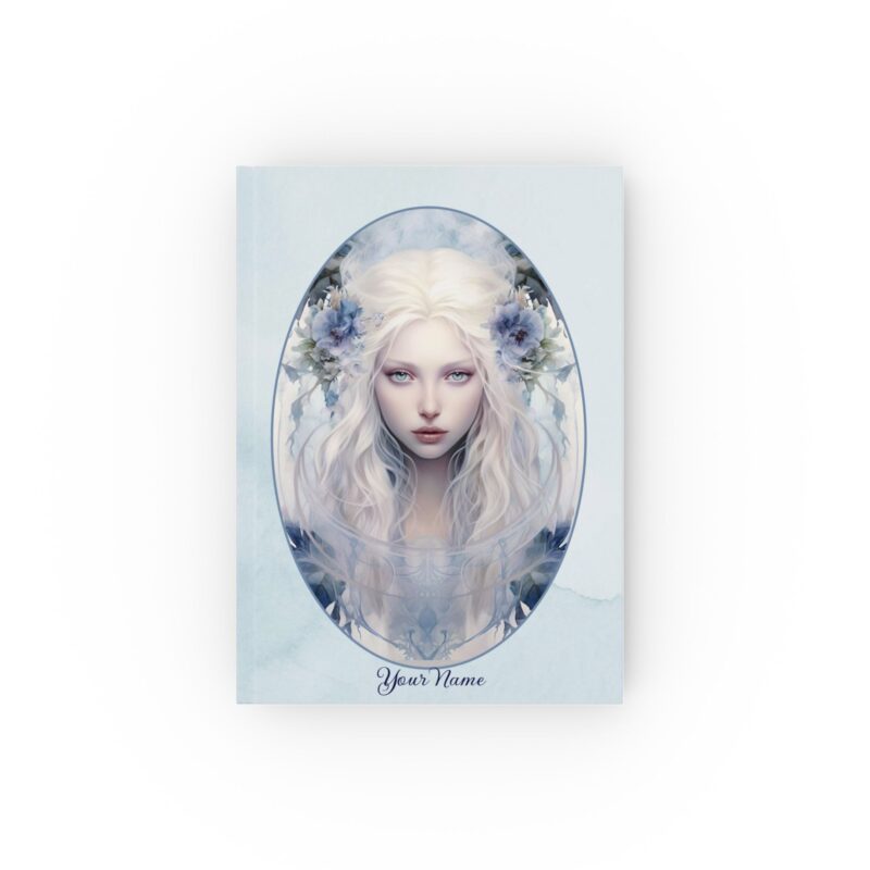 Hard Backed Journal - Fairy Breeze - Blue (UK) ✨ Add your name