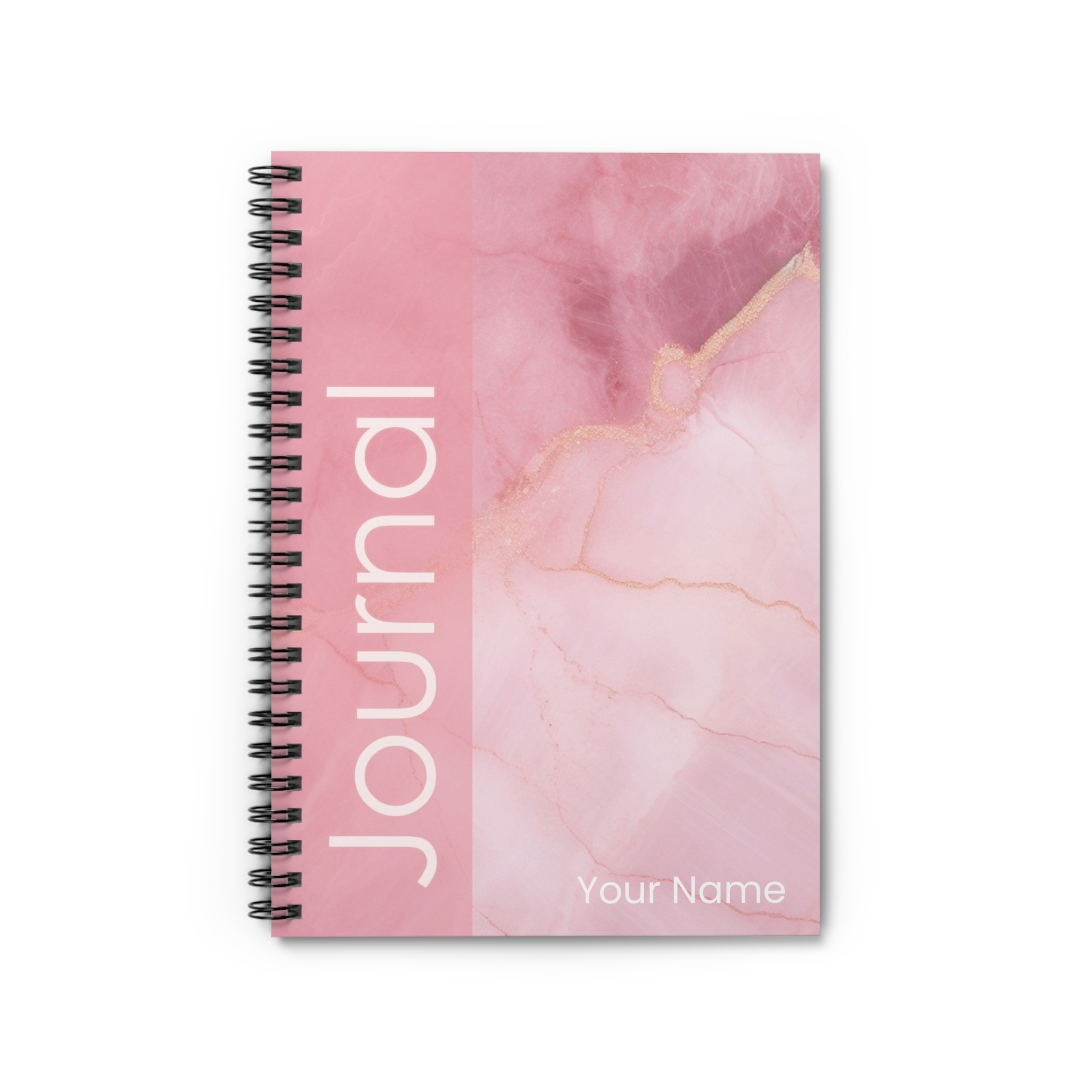 Pink Marble Journal - Spiral Journal (US)
