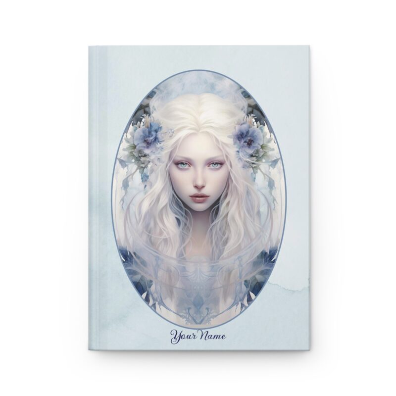 Hard Backed Journal - Fairy Breeze - Blue - Matte (US) ✨ Add your name