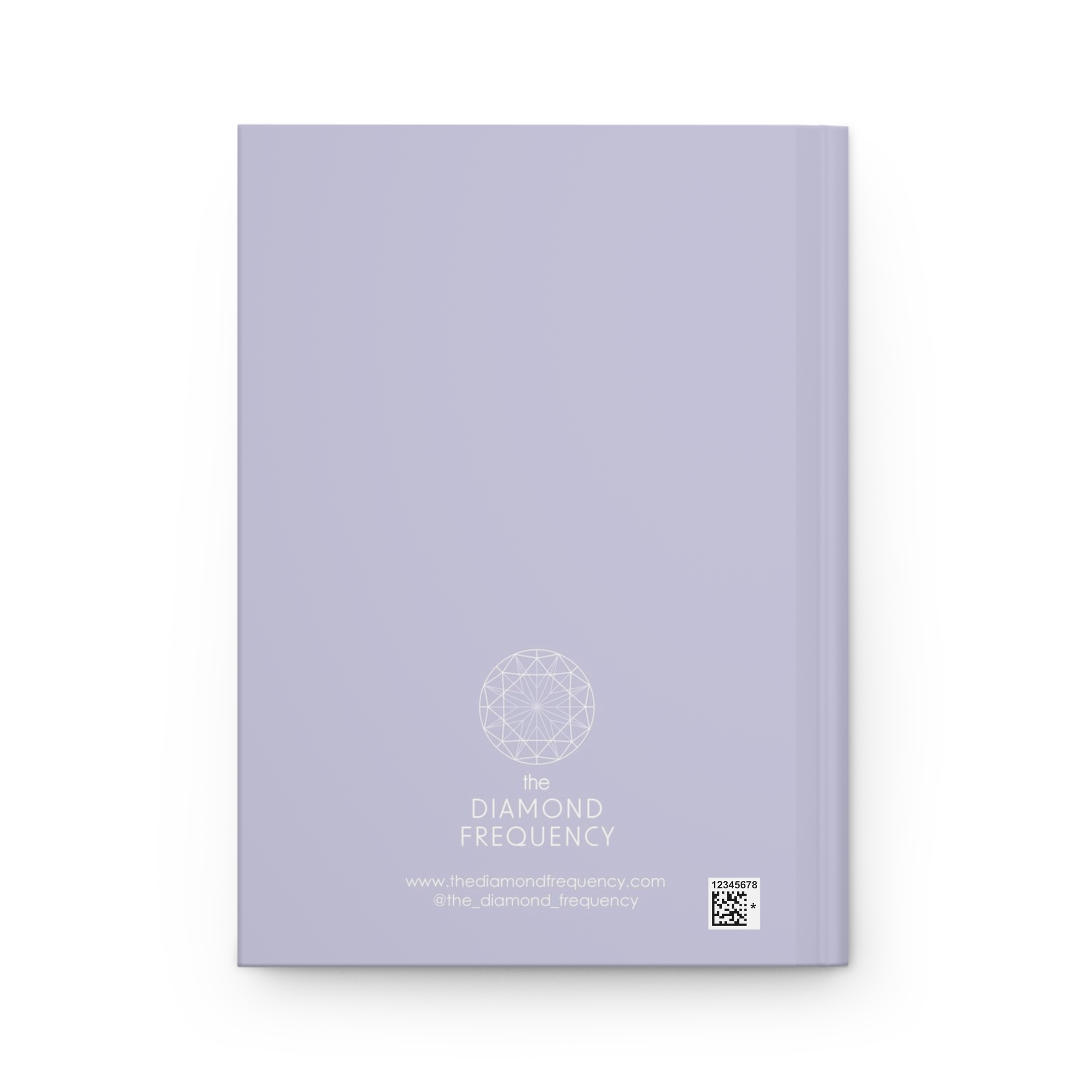 Hard Backed Journal - minimalist "Shine bright like a diamond" - Purple - Matte (US) ✨ Add your name - Image 2