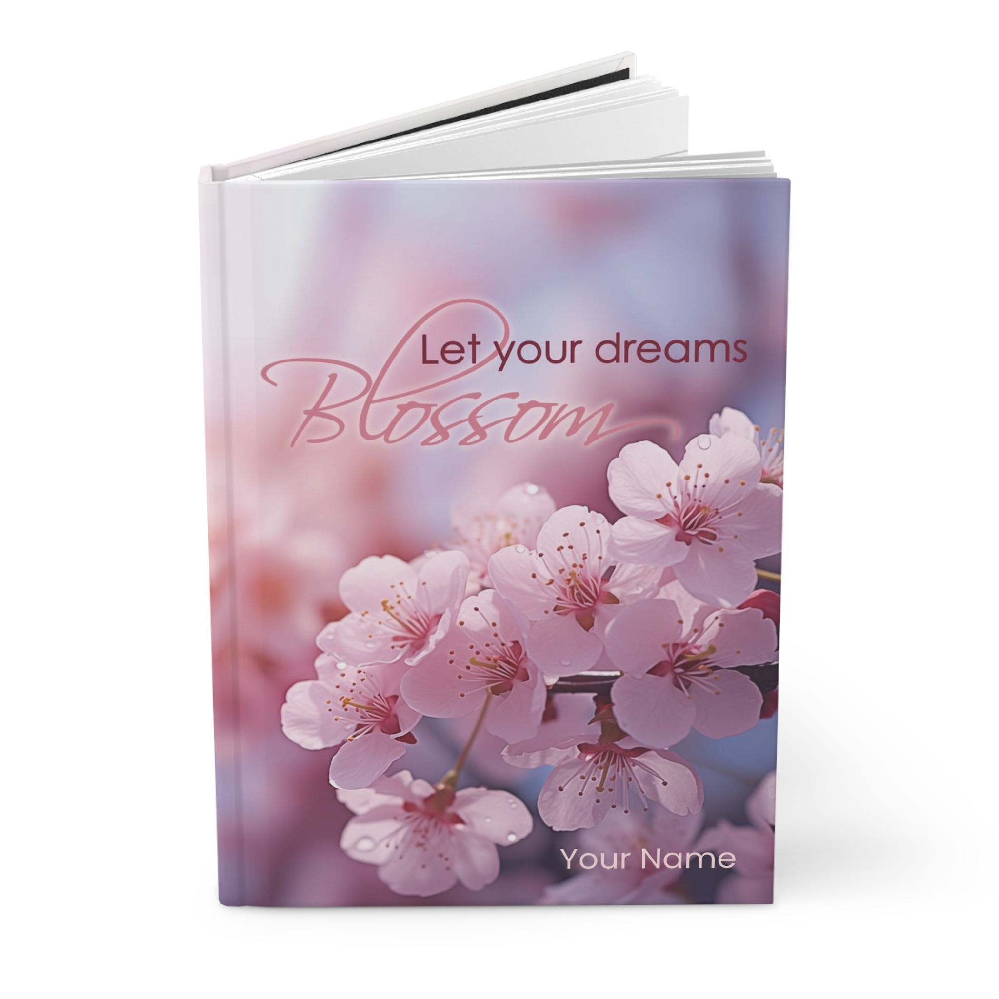 Hard Backed Journal - "Let your dreams blossom" - Matte (US) ✨ Add your name - Image 3