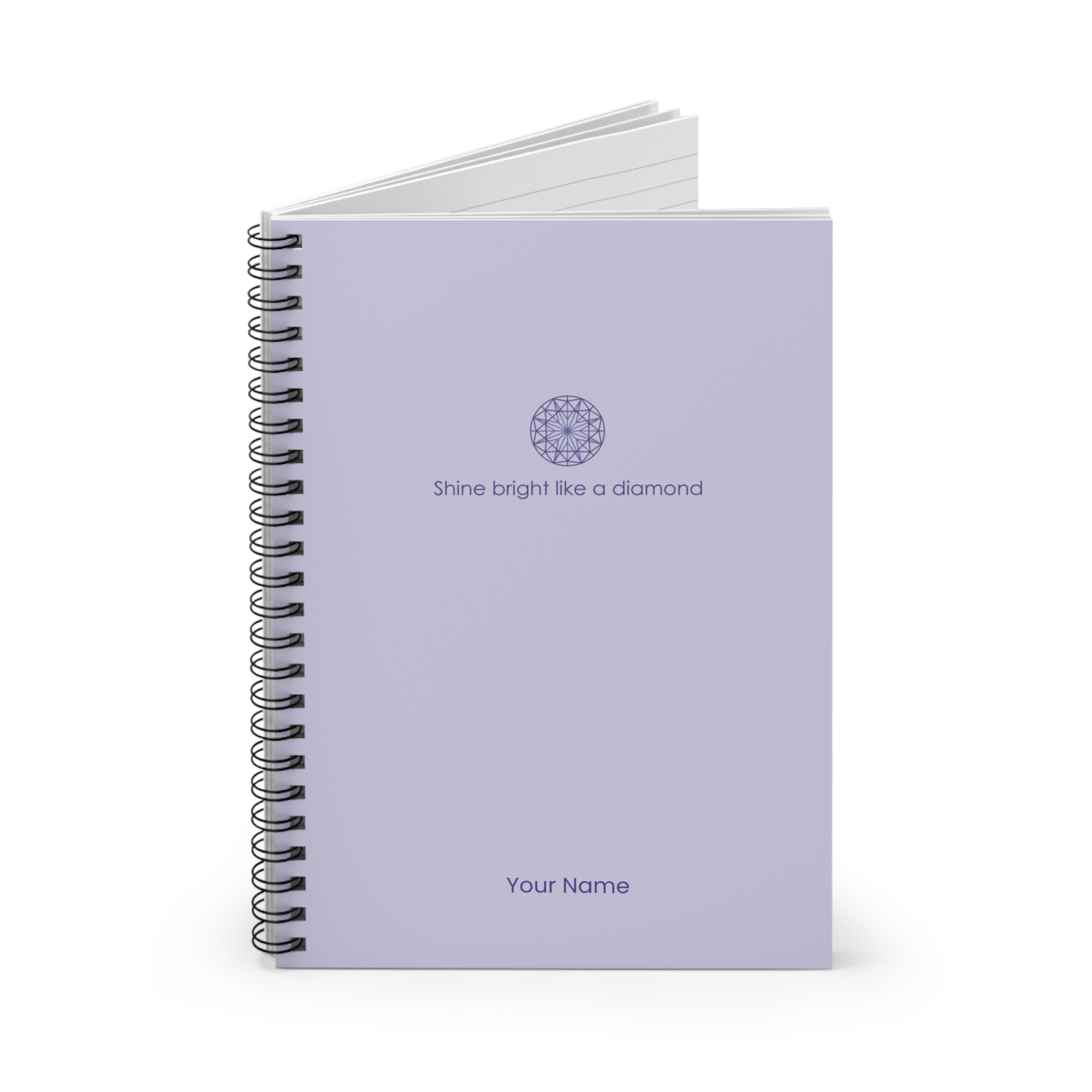 Minimalist Purple - Shine bright like a diamond - Spiral Journal (US) - Image 2