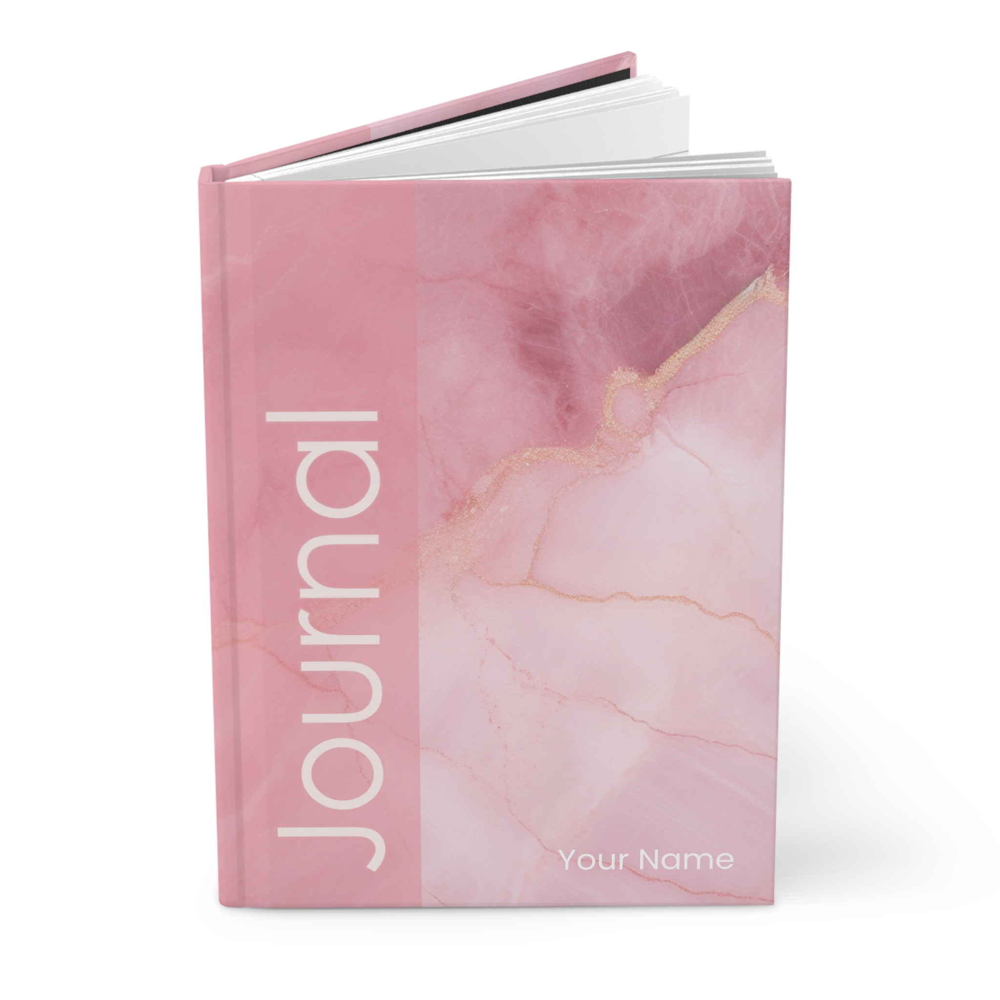 Pink Marble Journal - Hard Backed Journal Matte (US) - Image 3