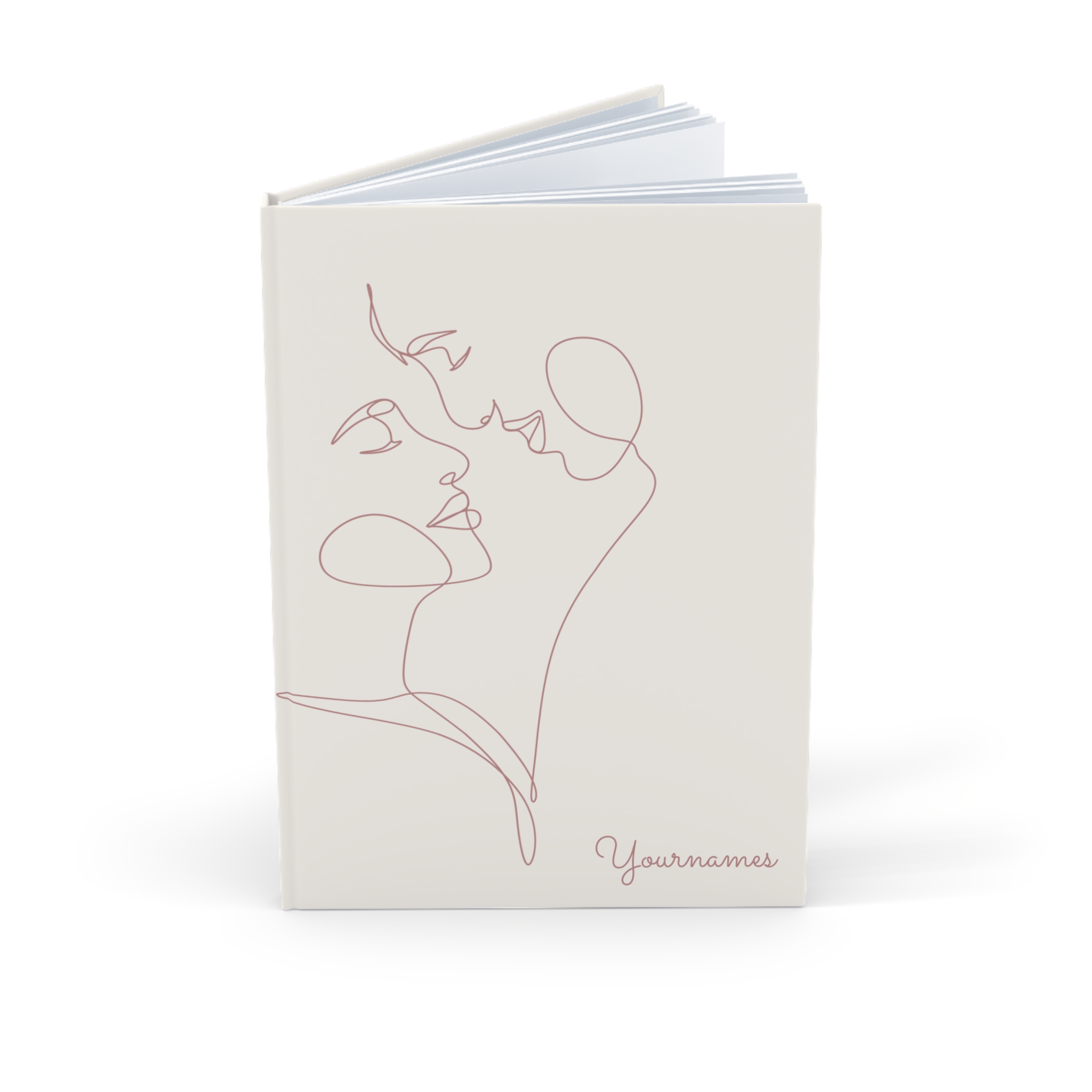 Line art couple - Hard Backed Journal (EU) - Image 3