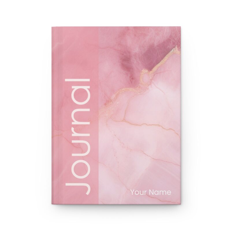 Pink Marble Journal - Hard Backed Journal Matte (US)