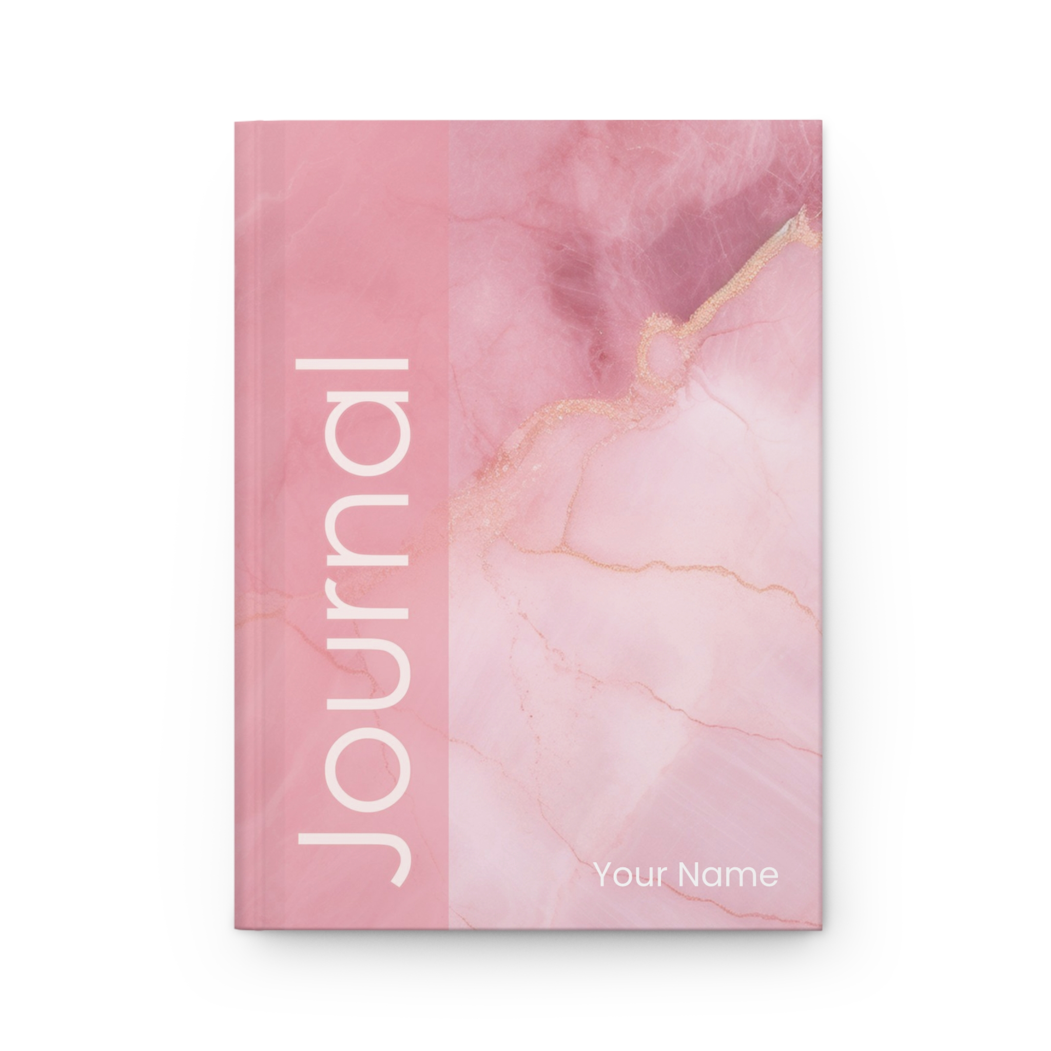 Pink Marble Journal - Hard Backed Journal Matte (US)