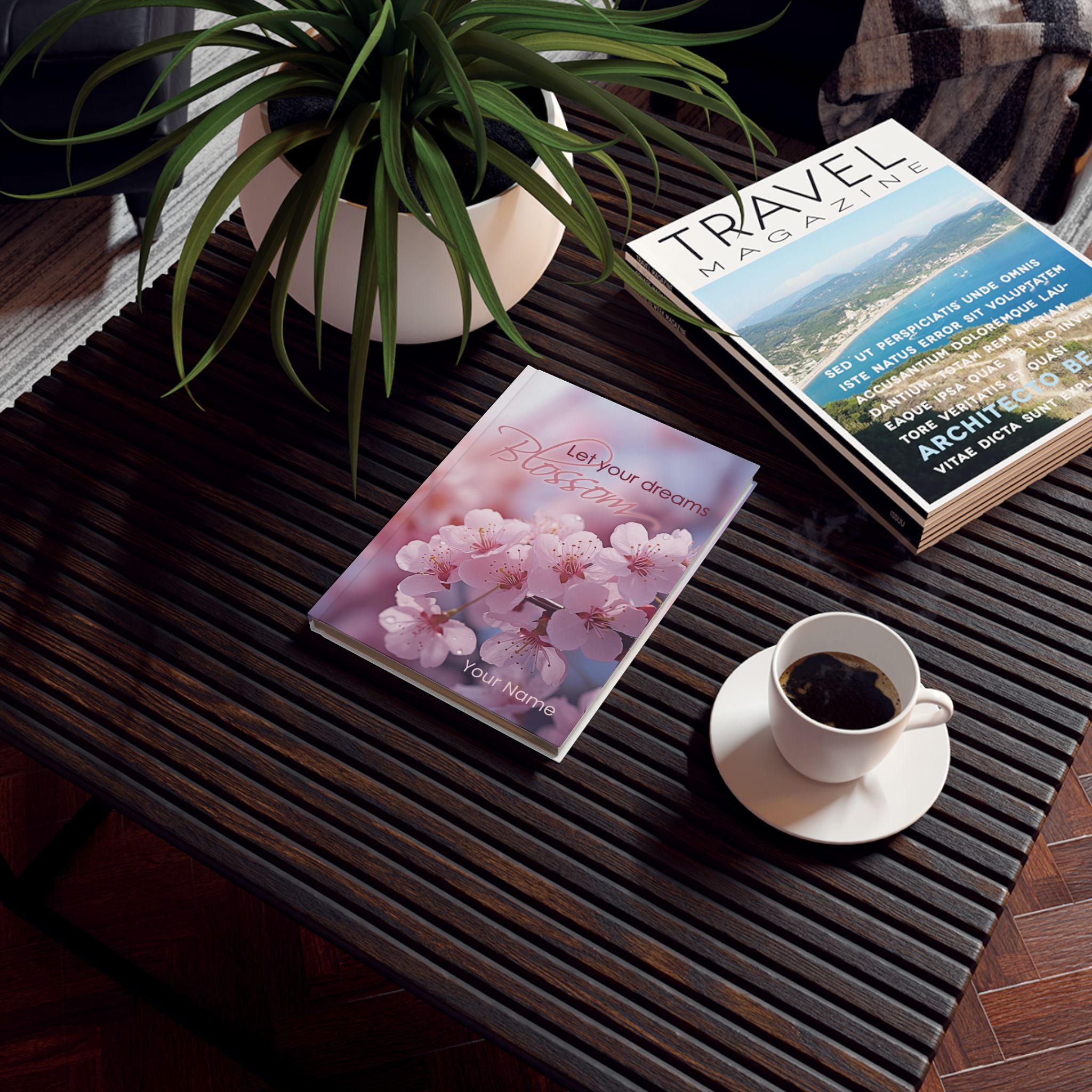 Hard Backed Journal - "Let your dreams blossom" (UK) ✨ Add your name - Image 4