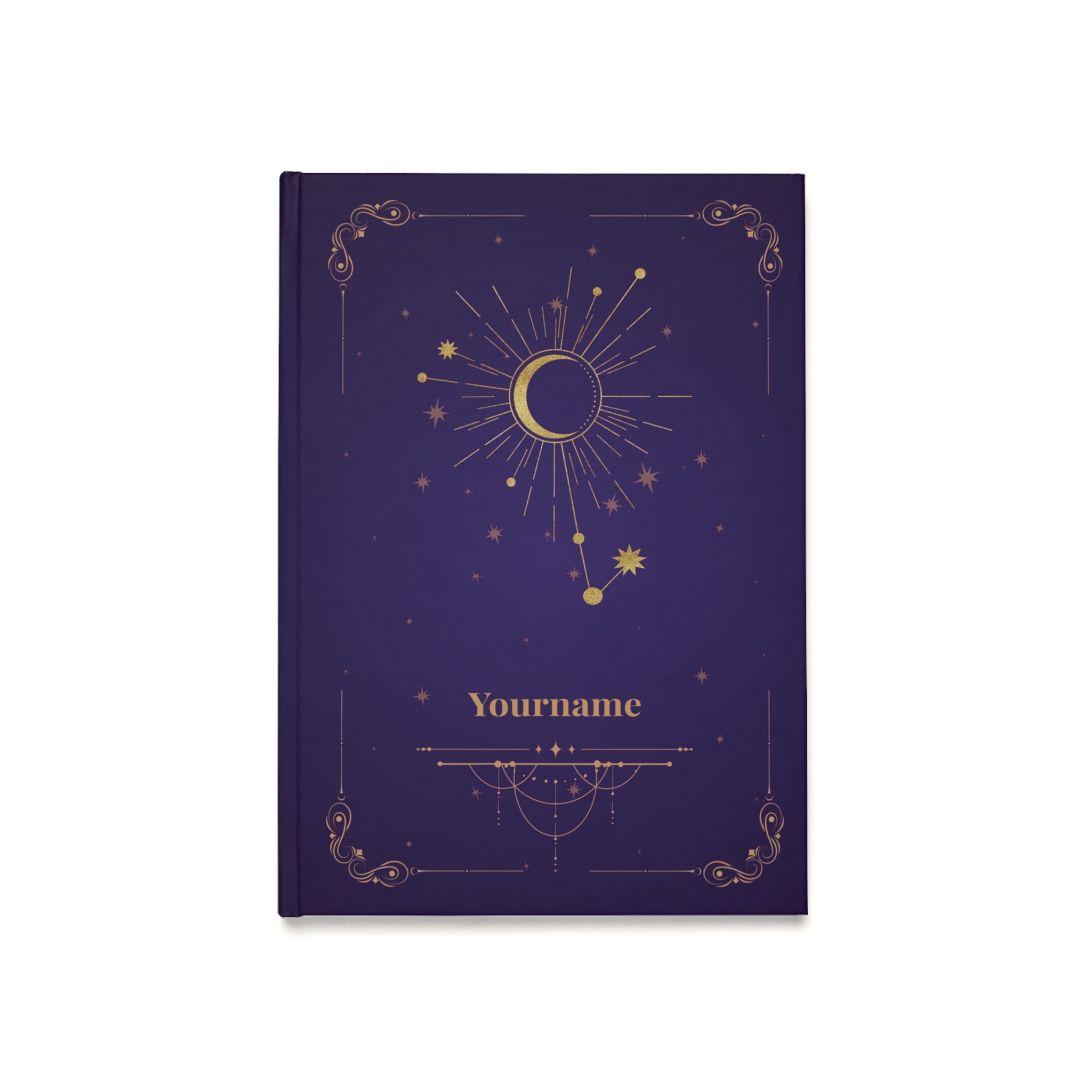 Celestial - Moon & Constellation Dark Edition - Hardcover Journal (EU)