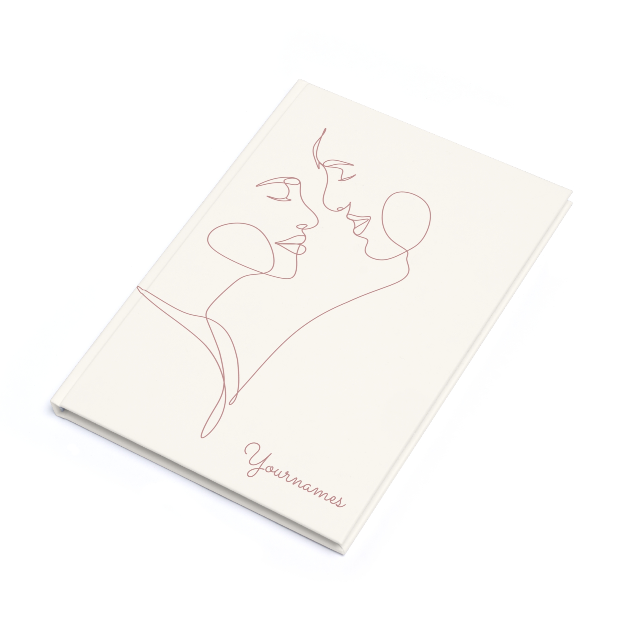 Line art couple - Hard Backed Journal (EU) - Image 4