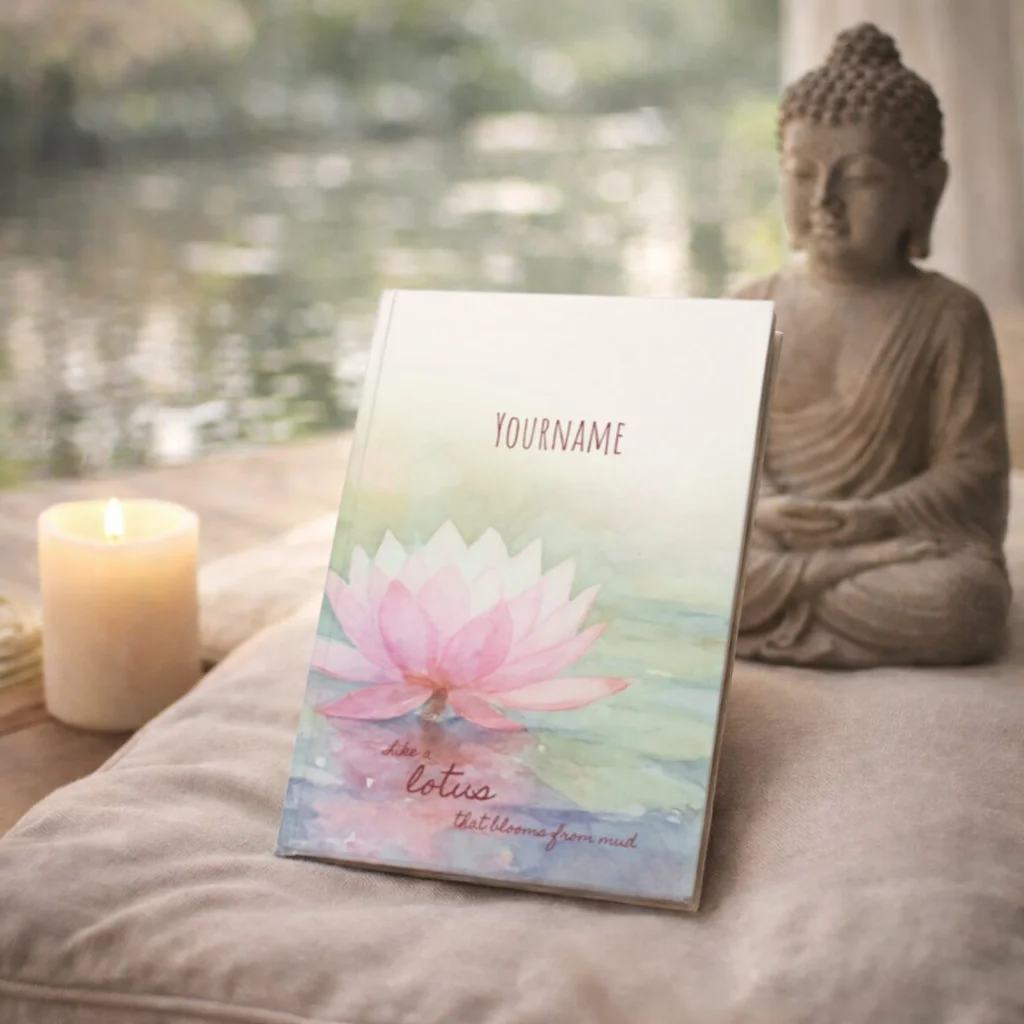 journal lotus flower