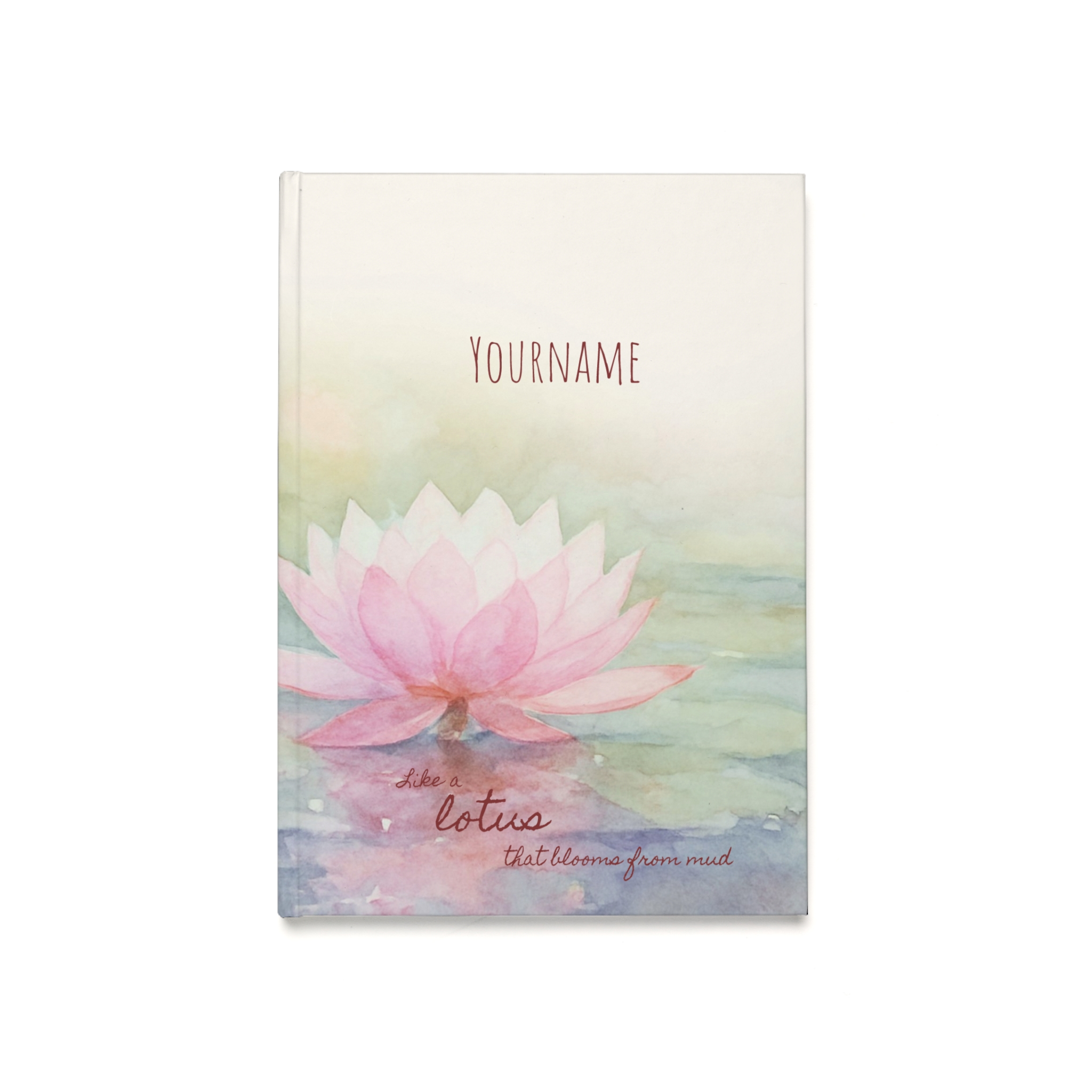 Floral - Lotus Flower - Hardcover Journal (EU)