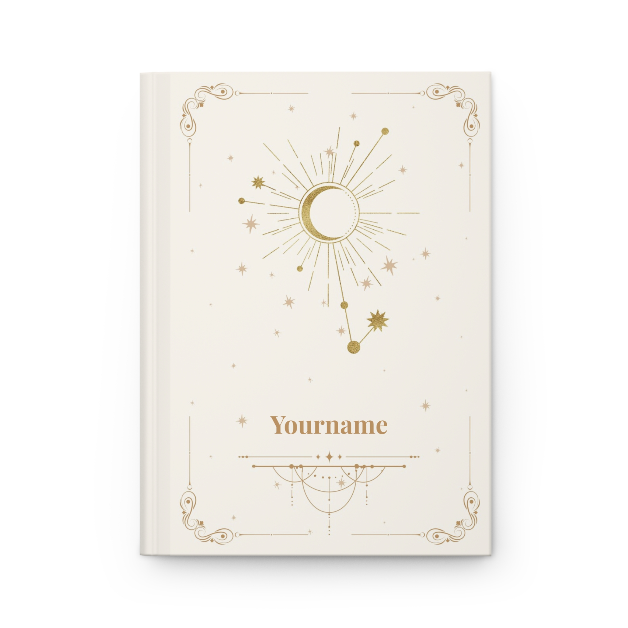 Celestial - Moon & Constellation Light Edition – Hardcover Journal (Non-EU)
