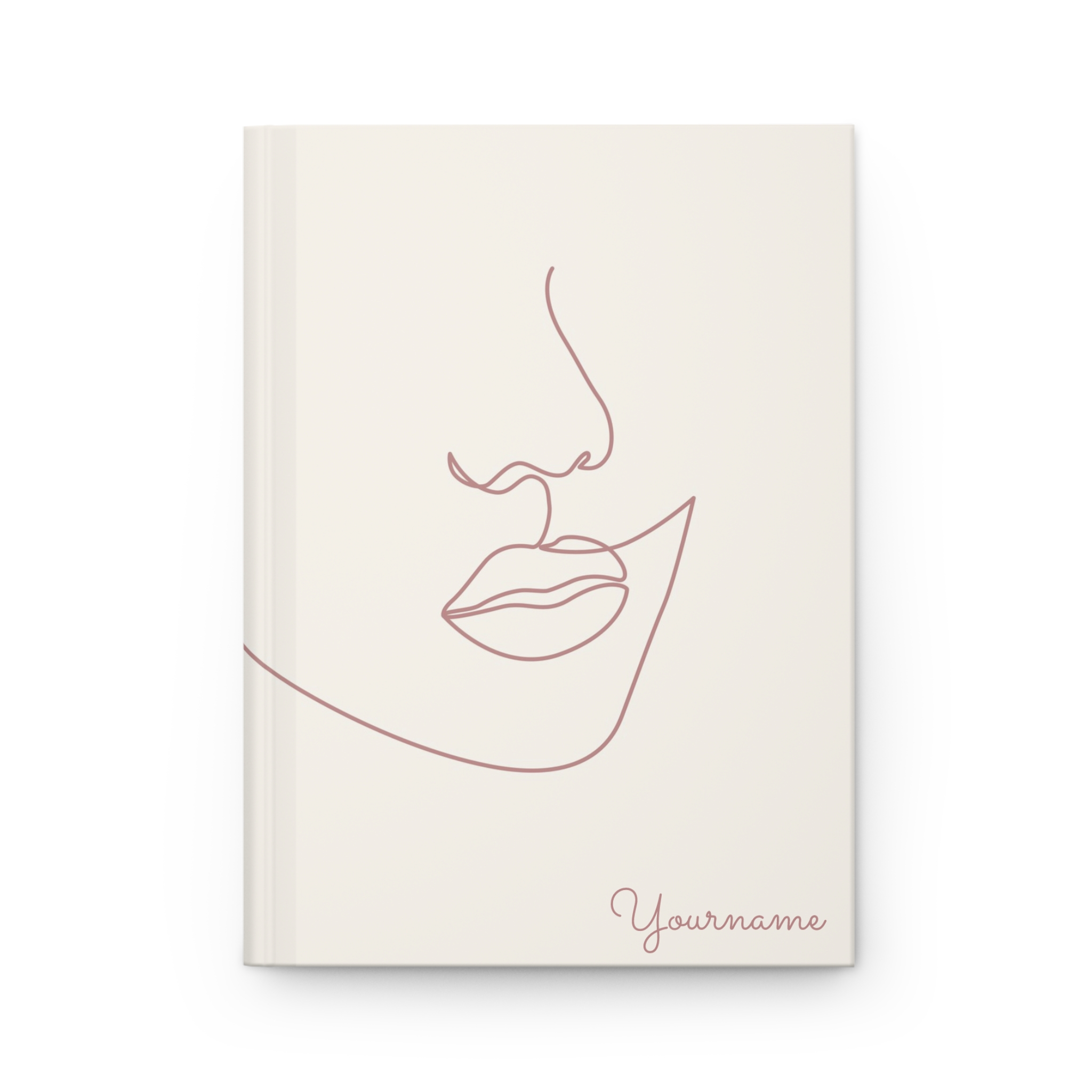 Essential - Line Art Face - Hardcover Journal (Non-EU)