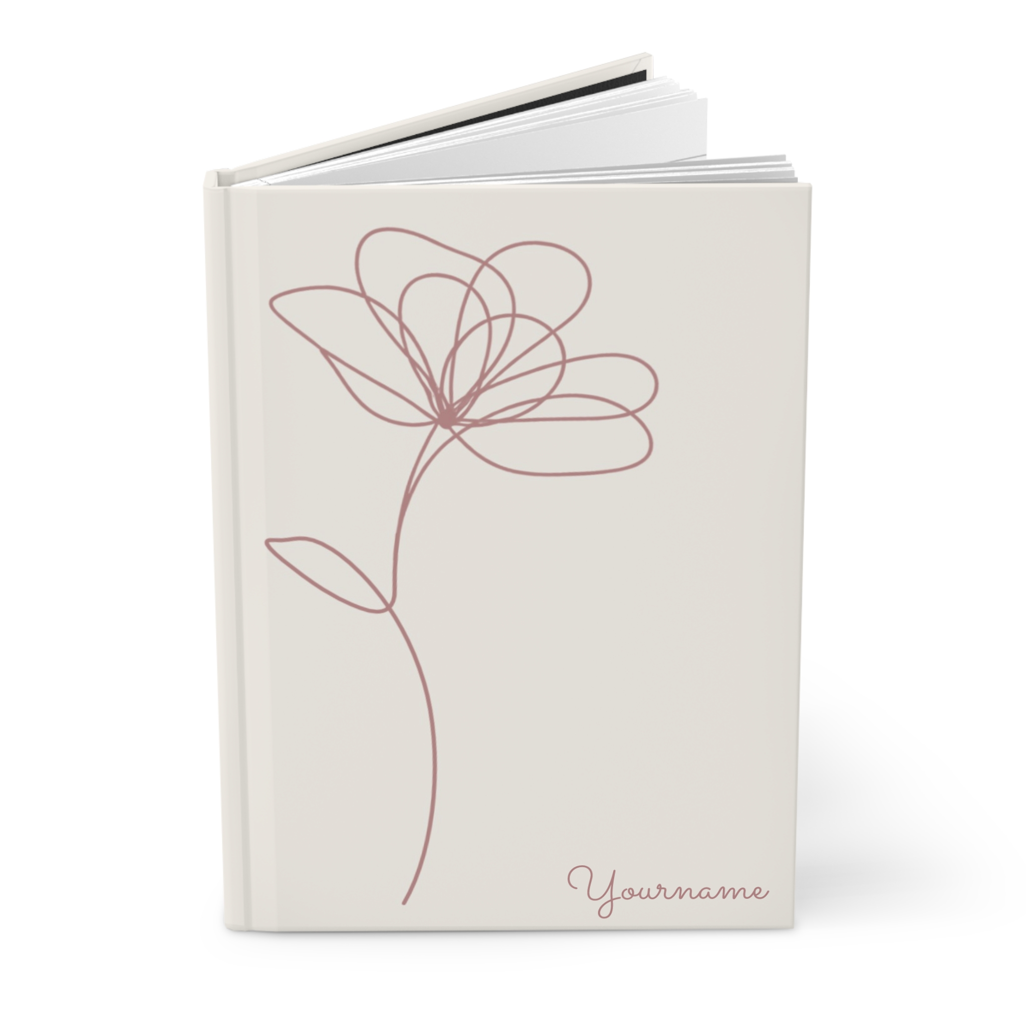 Essential - Line Art Flower - Hardcover Journal (Non-EU) - Image 3