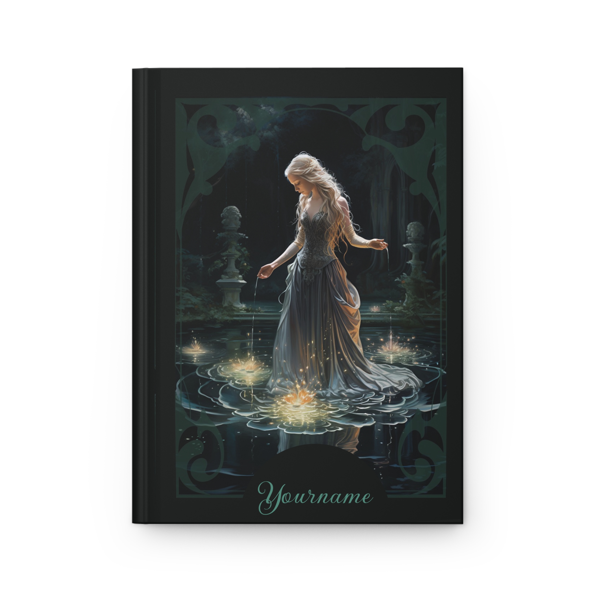 Ethereal - Elven Water Nymph - Hardcover Journal (Non-EU)