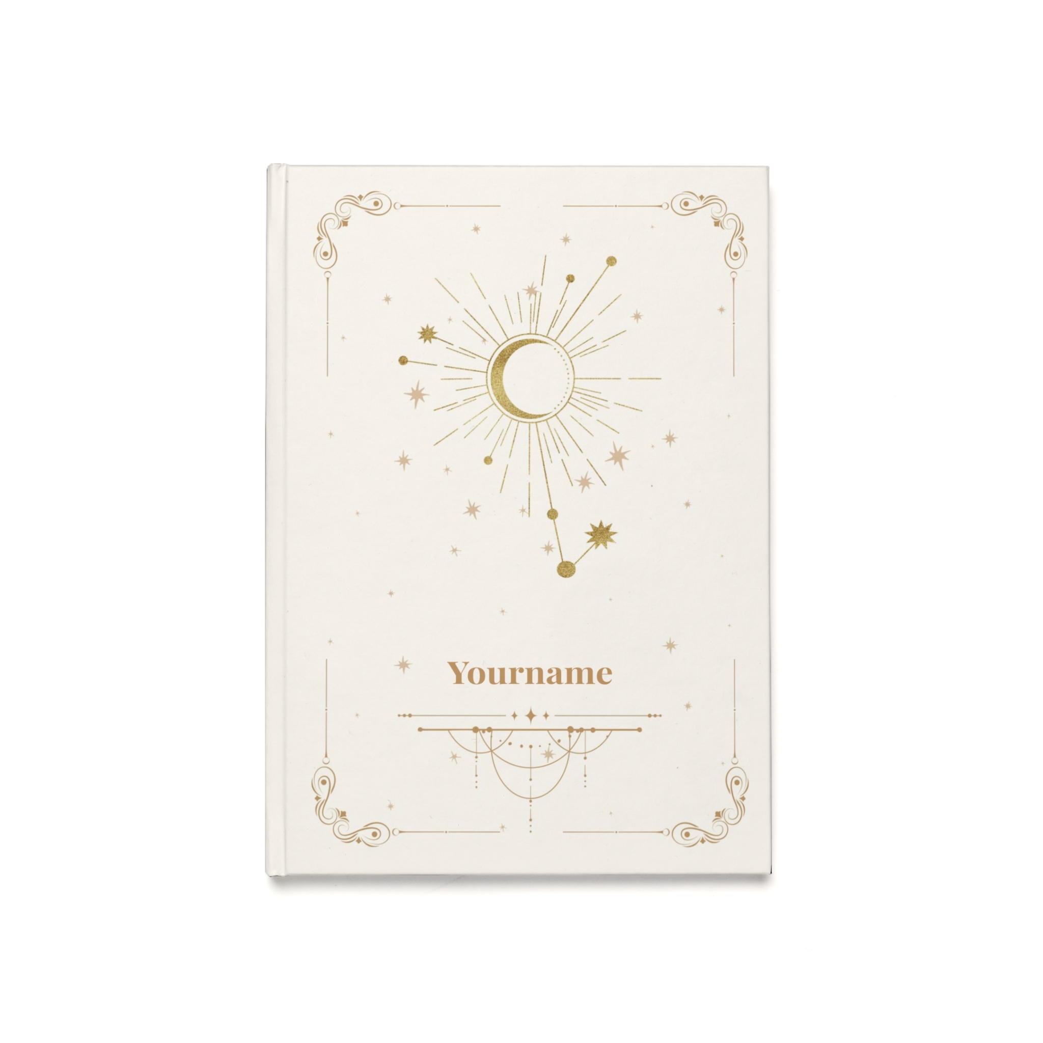 Celestial - Moon & Constellation Light Edition – Hardcover Journal (EU)
