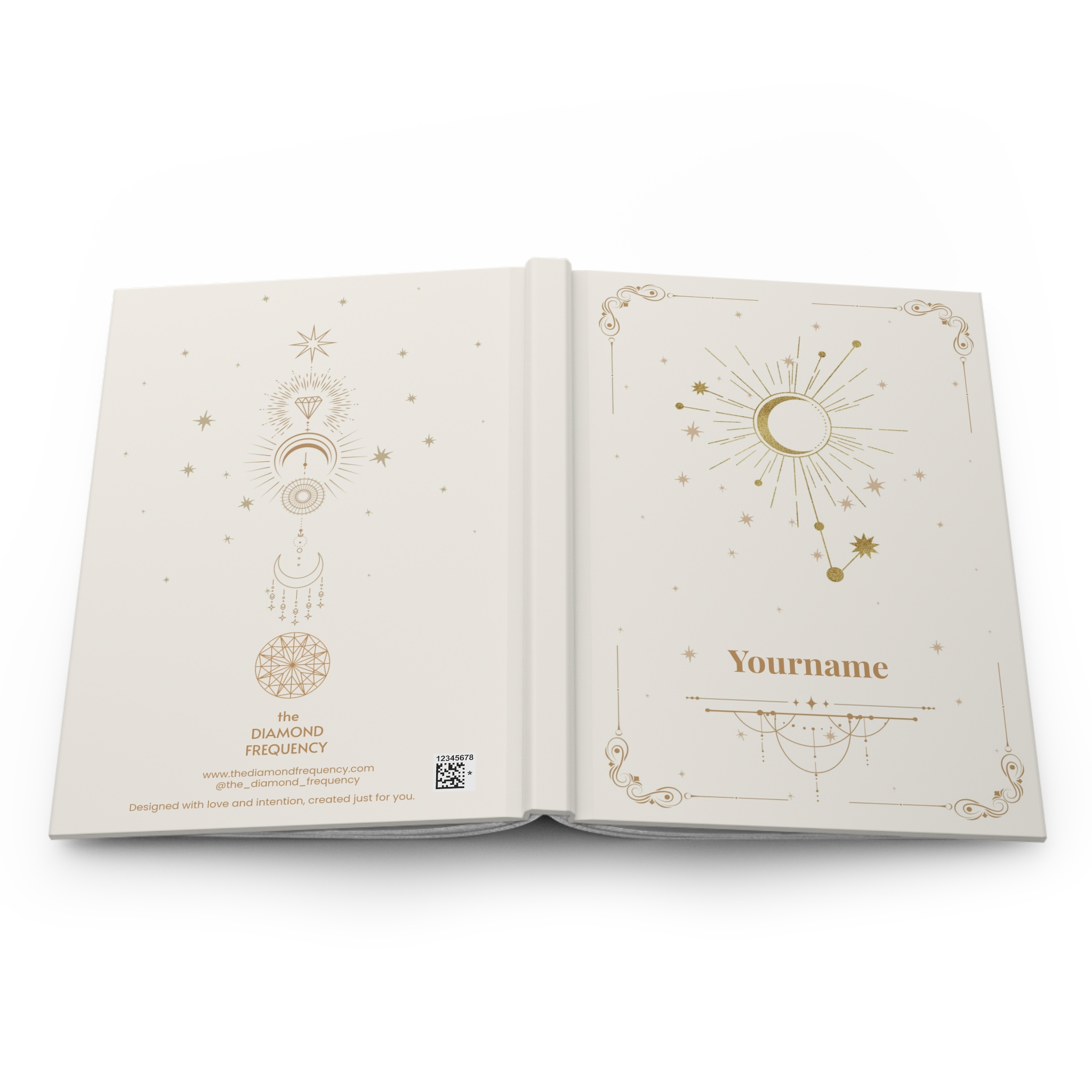 Celestial - Moon & Constellation Light Edition – Hardcover Journal (Non-EU) - Image 5