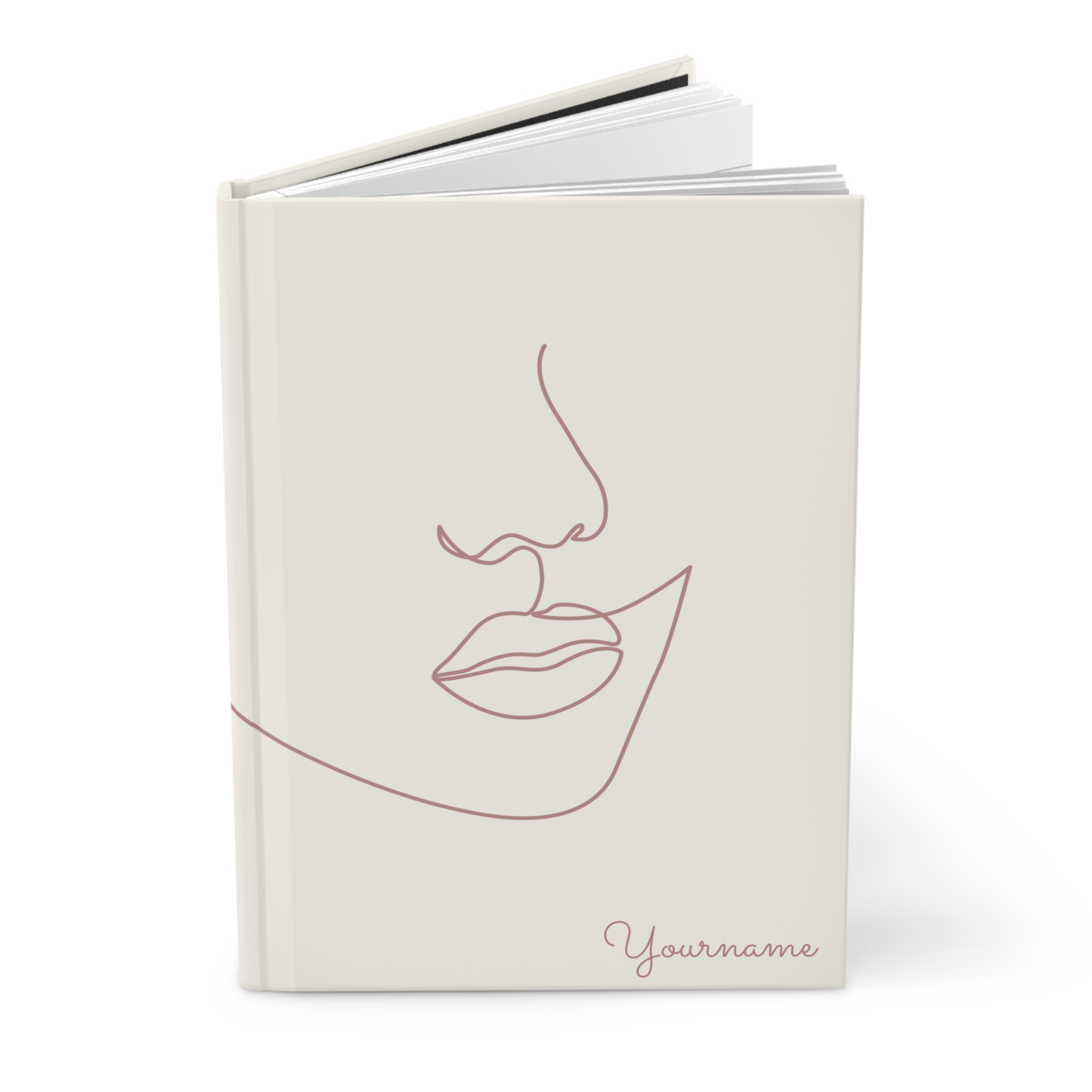 Essential - Line Art Face - Hardcover Journal (Non-EU) - Image 3