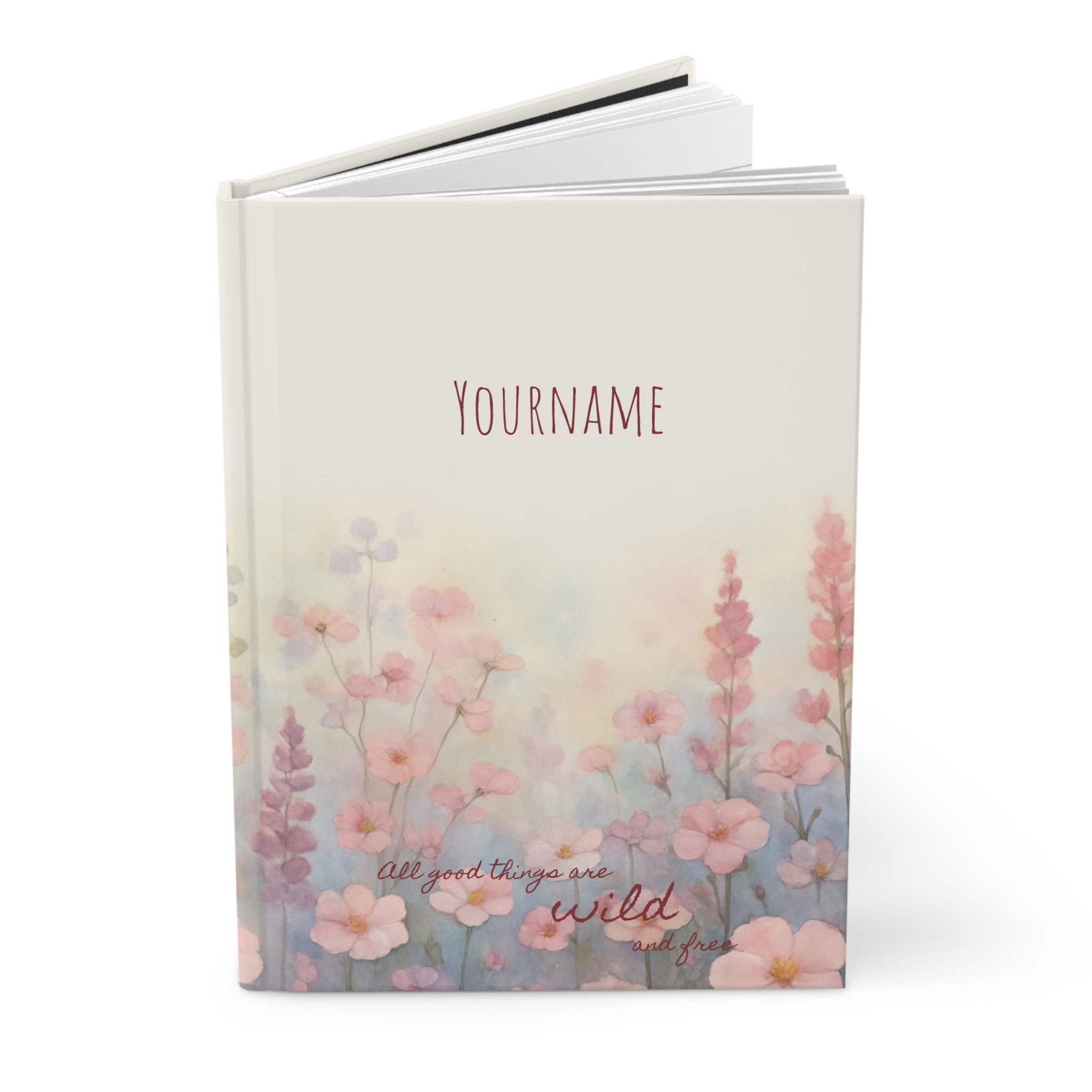 Floral - Wild Flowers - Hardcover Journal (Non-EU) - Image 3